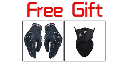 High Quality Flip Up Helmet Abs Full Dot Approved - 2 Free Gifts!