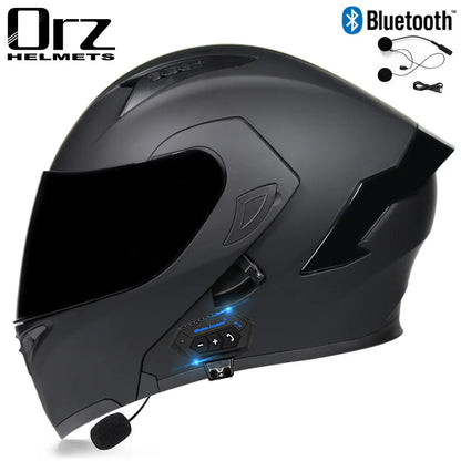 Bluetooth Motorcycle Helmet - Modular Dual Lens