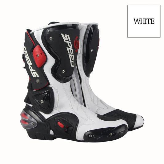 Motorcycle Long Boots Motocross Off-Road Rally Professional Racing Boots Motorbike Rider Biker Shoes Protection Equipment B1001