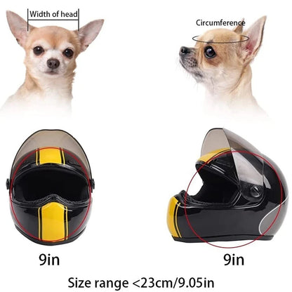 Motorcycle Helmet for Puppy Anti-Collision