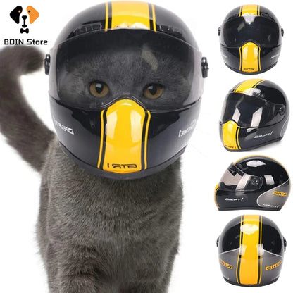 Motorcycle Helmet for Puppy Anti-Collision