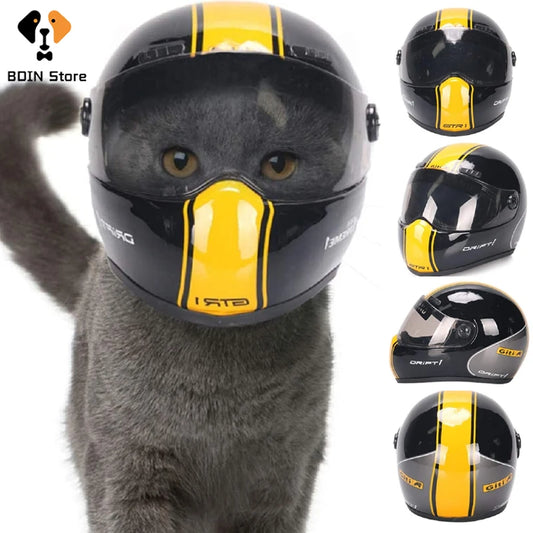 Motorcycle Helmet for Puppy Anti-Collision