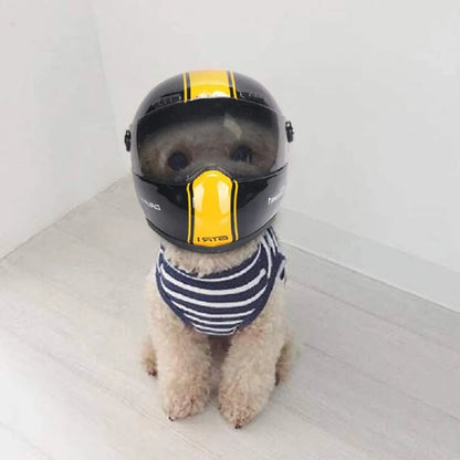 Motorcycle Helmet for Puppy Anti-Collision