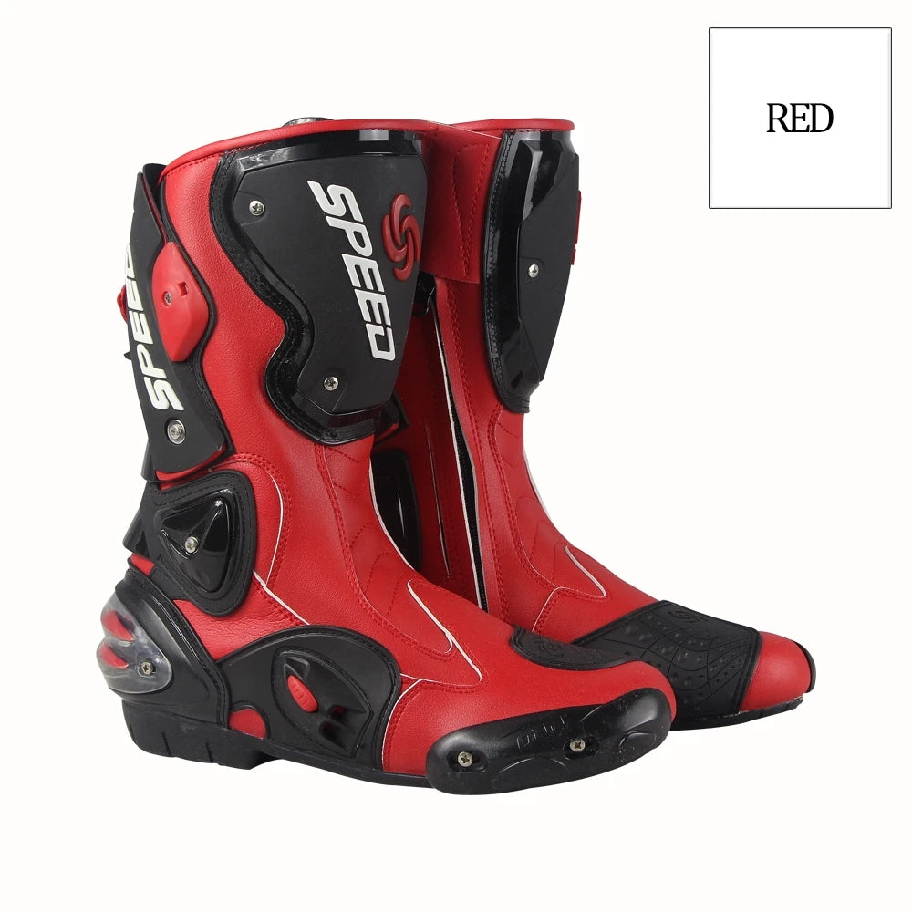 Motorcycle Long Boots Motocross Off-Road Rally Professional Racing Boots Motorbike Rider Biker Shoes Protection Equipment B1001