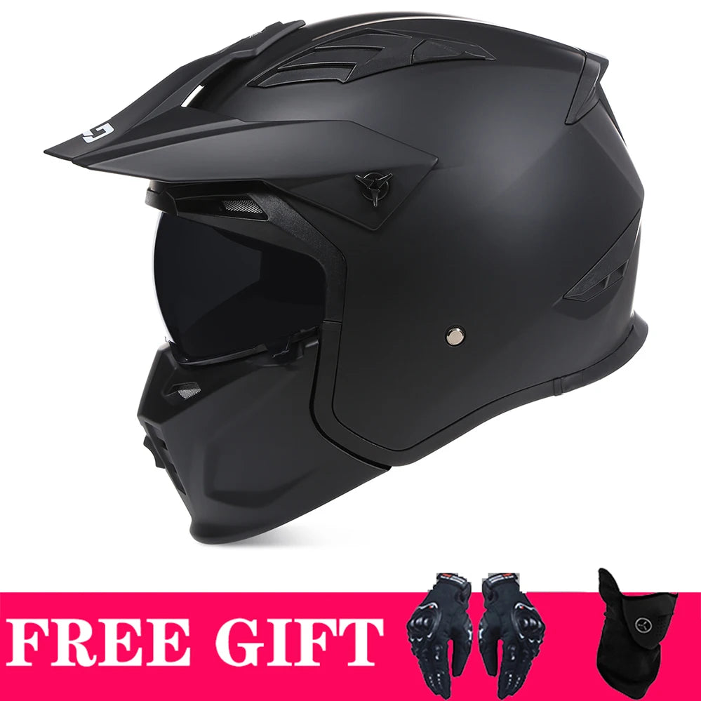 Combat Style Motorcycle Helmet