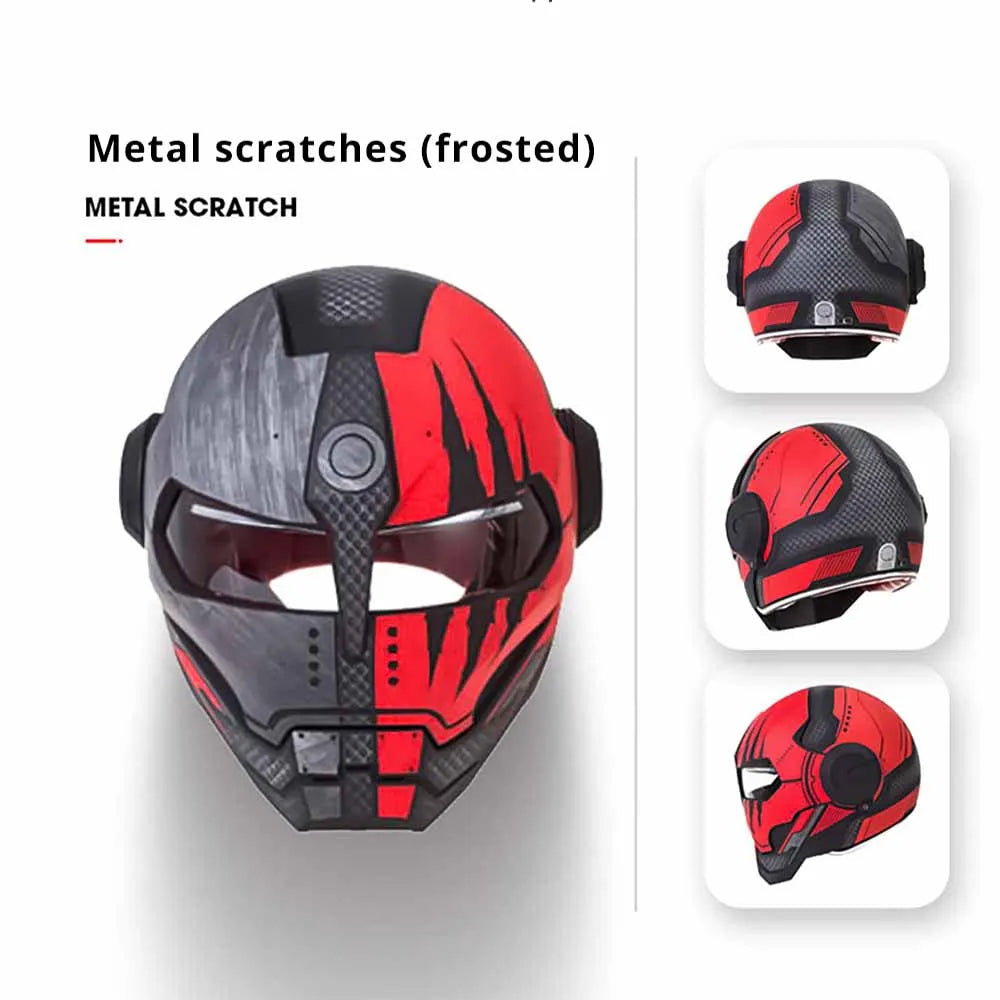 M-XL Biker Helmet Matte Full Face Wear-Resistant