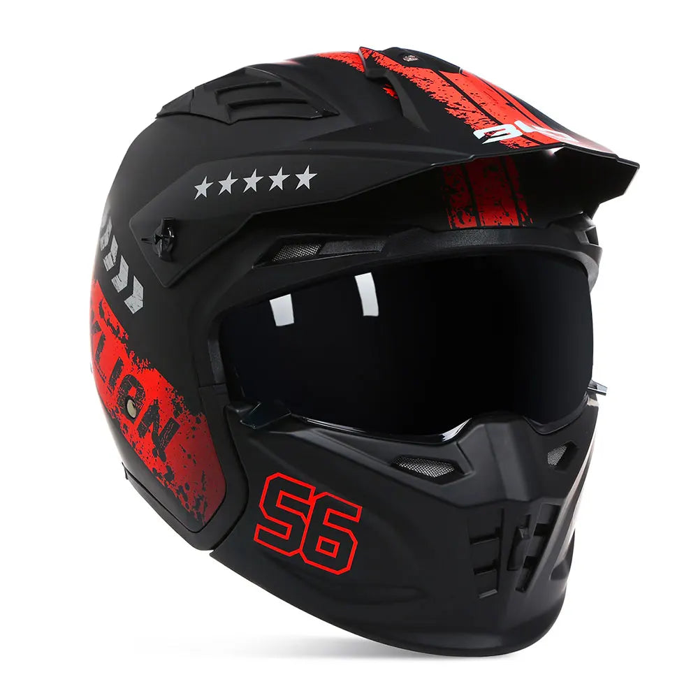 Combat Style Motorcycle Helmet