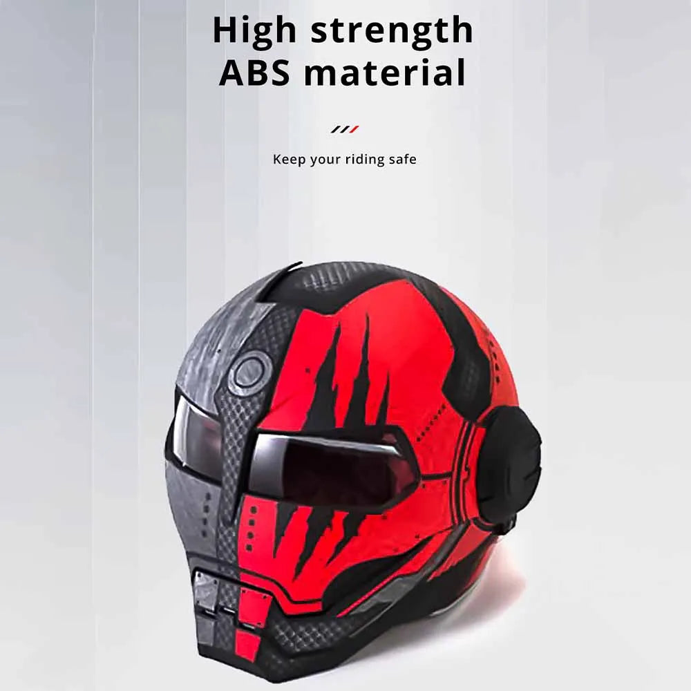 M-XL Biker Helmet Matte Full Face Wear-Resistant