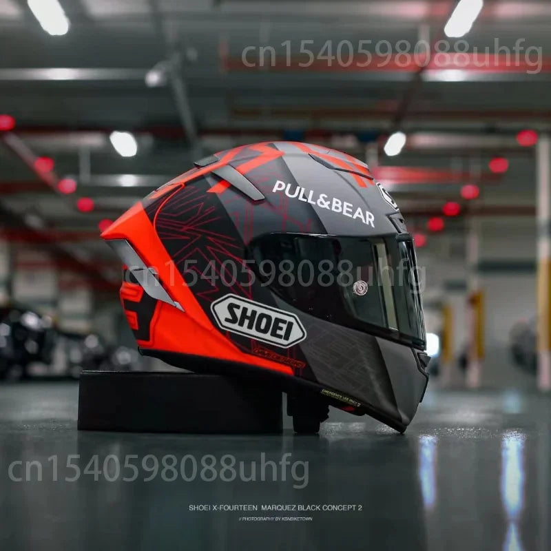 Motorcycle Helmet Full Face Helmet X-Spirit III Black Concept 2.0 X-Fourteen Sports Bike Racing Helmet