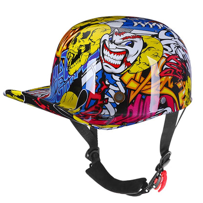 2024 New Vintage Motorcycle Helmet Baseball Cap Helmet