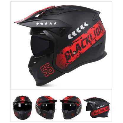 Combat Style Motorcycle Helmet