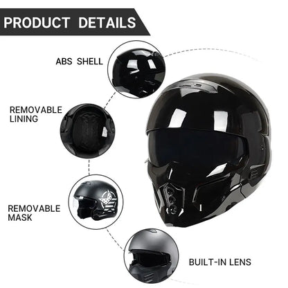 Most Popular Scorpion Full Face Motorcycle Helmets ABS Shell Combination Built-in Lens Flip up