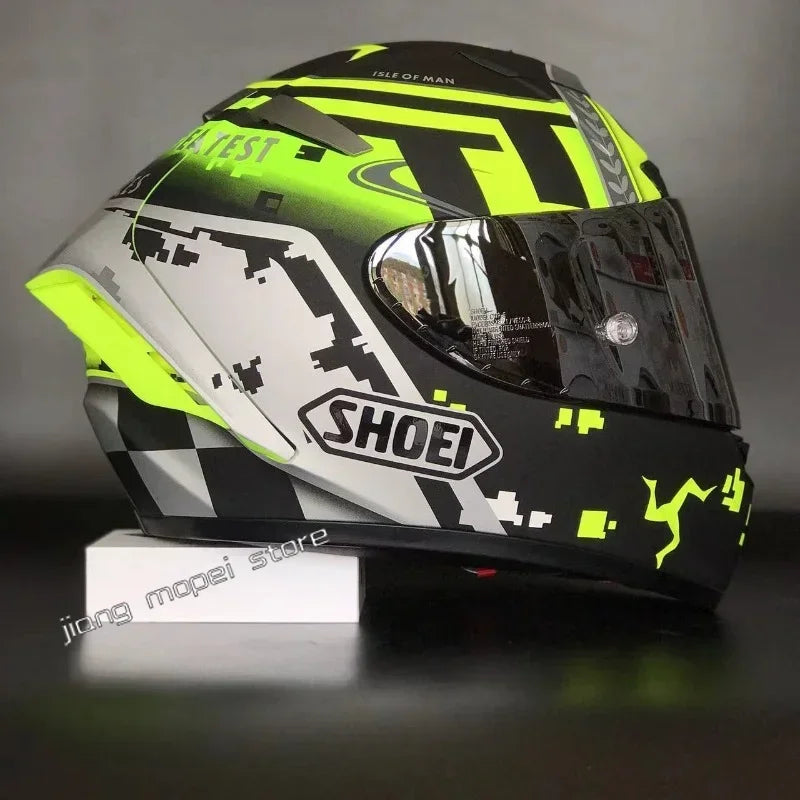 X14 Full Face Helmet X-Spirit III The Isle of Man TT Races X-Fourteen Helmet Solid X-14 Sports Bike Racing Motorcycle Helmet