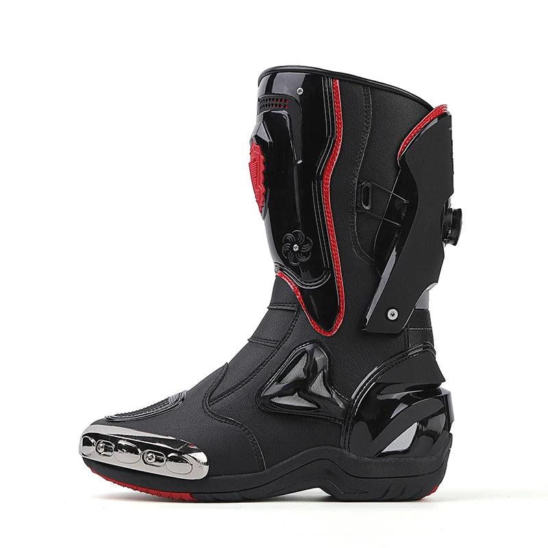 NEW Motorcycle Boots Motorbiker Riding Shoes Men Motorboats Off-road Touring Boots Motocross Boots Motorcyclist Shoes Protective